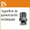 Superfcie de pulverizacion rectangular