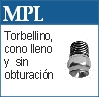 MPL spanish Torbelino cono lleno y sin obturacion