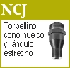 Torbelino cono huelco y angulo estrecho