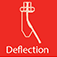 Deflection fan nozzles